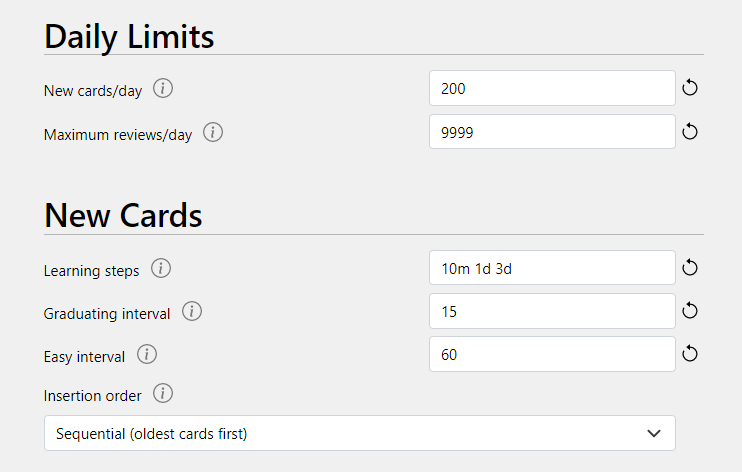 Daily Limits and New Cards